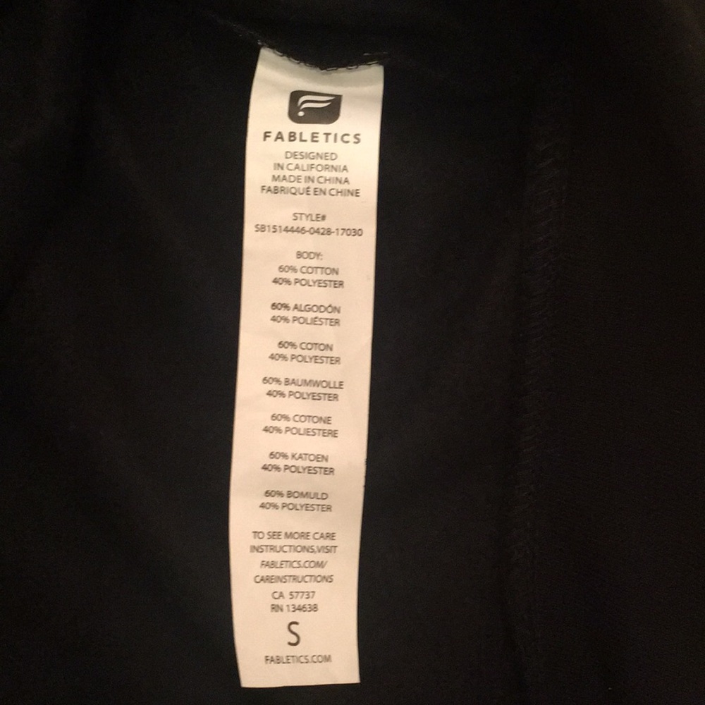 Fabletics snowshoe crew neck pullover sweatshirt - Picture 8 of 8